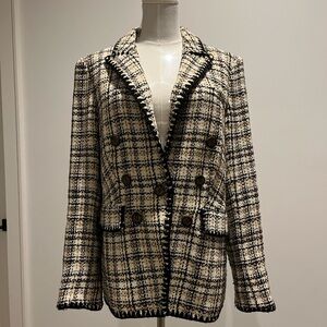 Women's Tweed Double-Breasted Jacket